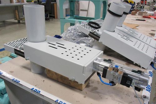 Plattenschieber - DN 80/DN 100 - ARP GmbH & Co. KG - pneumatisch / für Saugzwecke