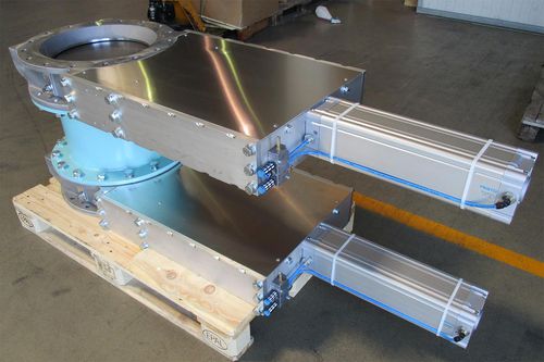Plattenschieber - DN 400 - ARP GmbH & Co. KG - elektrisch / für Saugzwecke
