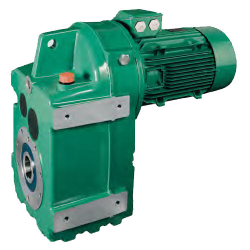 Einphasiger Getriebemotor - Mub 3000   - LEROY-SOMER - schrägverzahnt / Parallelwellen / mit Hohlwelle