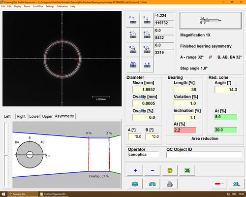 Software zur Qualitätskontrolle - Drawing Die - Conoptica as - Produktionssteuerung / für Produktion / Windows