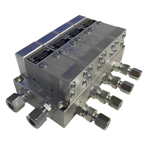Schmiermittelverteiler - VZB-A - EUGEN WOERNER GmbH & Co. KG - zweizeilig / modular
