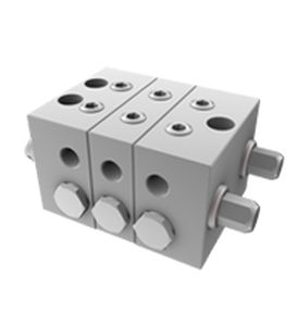 Kolbenventil - DPA - I.L.C. srl - für Öl / Inline / doppelt