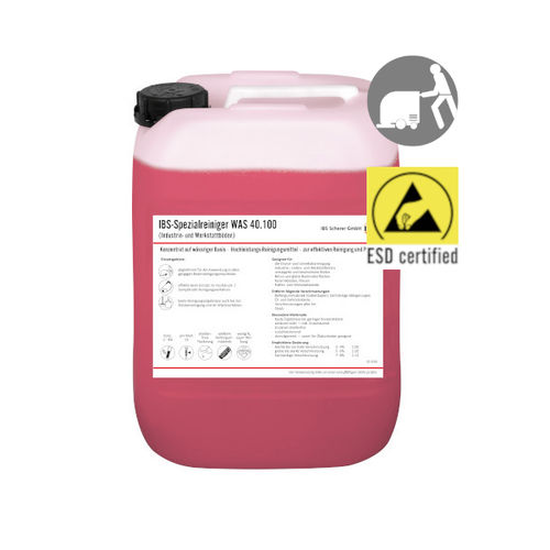 Reinigungsmittel auf Wasserbasis - WAS 40.100 - IBS Scherer - für Keramikmaterial / Hochleistung / biologisch abbaubar