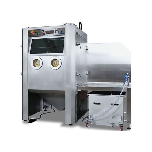 Nass-Strahlkabine - KKS-NI - KKS Ultraschall AG - Hand