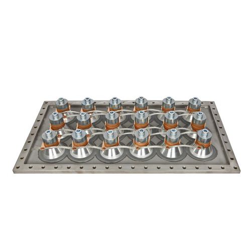 Platten-Ultraschallwandler - KKS Ultraschall AG - piezoelektrisch / für Reinigungstank