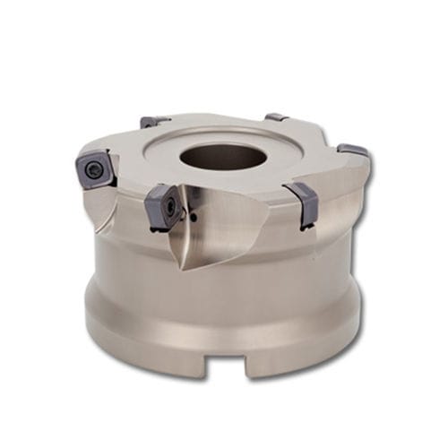 Walzenstirnfräser - DoFeedQuad - Tungaloy EUROPE - Wendeplatten / Plan / für Karbonstahl