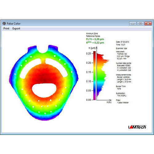 Software für optische Interferometrie - ISA - Lamtech Lasermesstechnik GmbH - Mess / zur Qualitätskontrolle / für Bildgebung