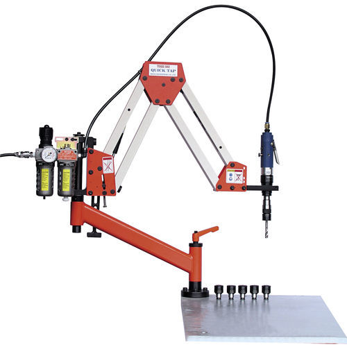 Gelenkarm-Gewindeschneidmaschine - AS series - Maho Enterprise Co., Ltd. - vertikal / Tischgerät / pneumatisch