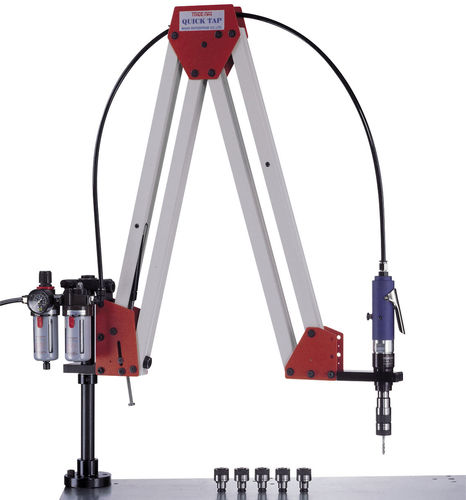 Gelenkarm-Gewindeschneidmaschine - AT series - Maho Enterprise Co., Ltd. - vertikal / Tischgerät / pneumatisch