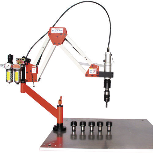 Gelenkarm-Gewindeschneidmaschine - AS series - Maho Enterprise Co., Ltd. - vertikal / Tischgerät / pneumatisch