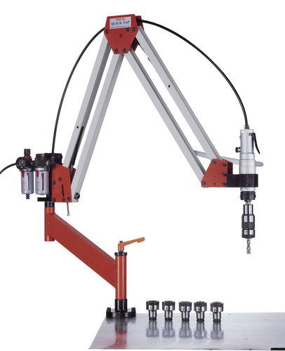 Gelenkarm-Gewindeschneidmaschine - Maho Enterprise Co., Ltd. - vertikal / Tischgerät / pneumatisch