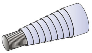 Spiralfeder - Metal Gennari S.R.L. - Schutz / Stahl / für Wellen