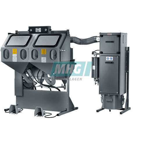 Handstrahlkabine - SMG 25 DUO - MHG Strahlanlagen GmbH - Injektor / doppelt
