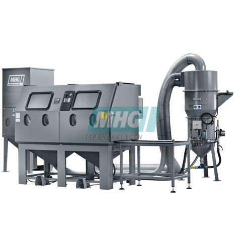 Handstrahlkabine - SMG 100 DUO S/D - MHG Strahlanlagen GmbH - Druck / doppelt