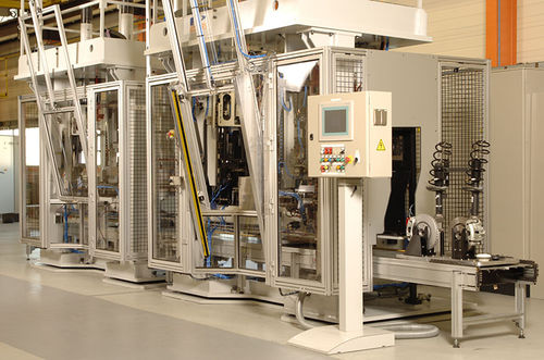 Vollautomatische Montagelinie - SOCOPRESSES - halbautomatisch / Steuerung / Test