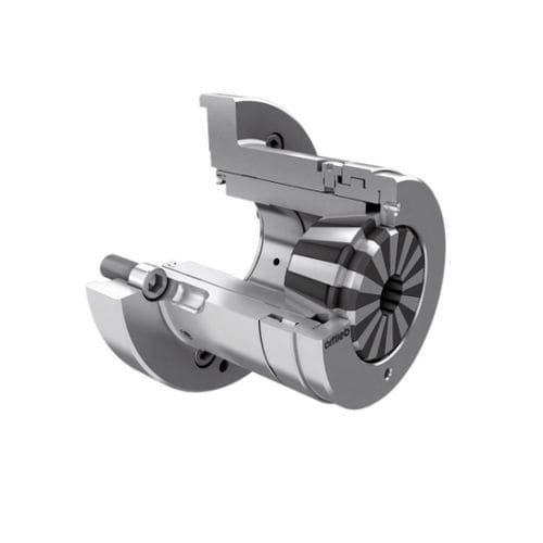 6-Backen-Drehfutter - QUADRO® - Ortlieb Präzisions- - mit feststehender Zange / Stahl / hydraulisch