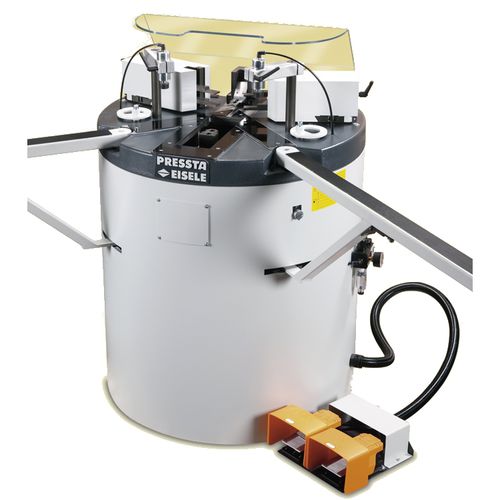 Eckverbindungspresse für Aluminiumprofile - PRESSTA 5000 - Pressta-Eisele GmbH - automatisch / pedalbetrieben