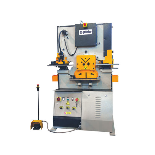 Halbautomatische Stanz- und Schermaschine - HKM 65 V - Sahinler Metal Makina End. A.S. - hydraulisch / Stange / für Blech