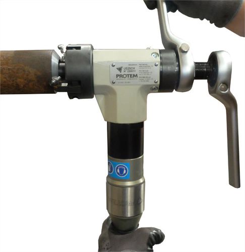 Pneumatische Kantenfräsmaschine - US25CH - PROTEM - tragbar / für Rohre / kanten innen