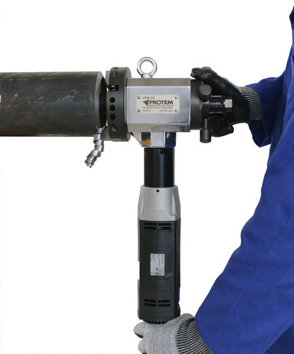 Pneumatische Kantenfräsmaschine - US30CH - PROTEM - tragbar / für Kesselrohr / kanten innen