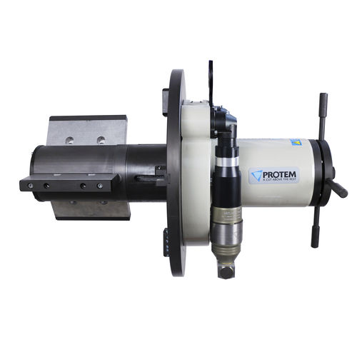 Pneumatische Kantenfräsmaschine - US 150 - PROTEM - tragbar / für Rohrenden / Schwerlast