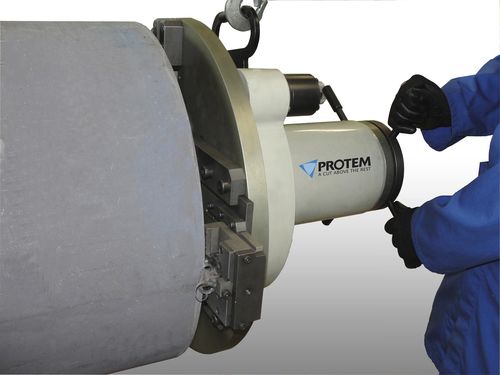 Rundmesser-Schneidemaschine - US 150 - PROTEM - für Metall / Rohr / CNC
