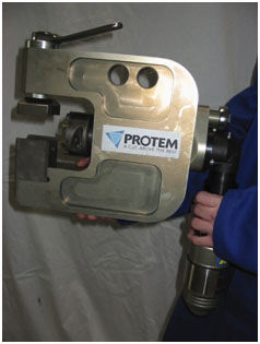 Handgerät-Kantenfräsmaschine - GR76 - PROTEM - für Kanalisationen
