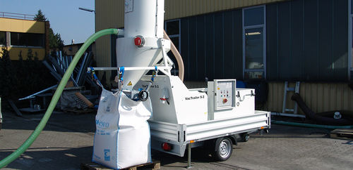 Staubabsauganlage - VacTrailer S-2 - Wieland Lufttechnik GmbH + Co.KG - Industrie / stationär
