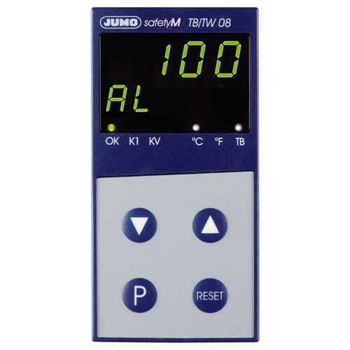 Digitaler Temperaturregler und -begrenzer - safetyM TB/TW08 - JUMO GmbH & Co. KG - programmierbar / Prozess / konfigurierbar