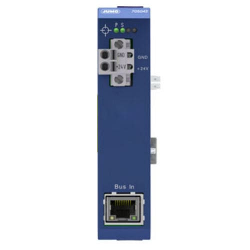 Zentralrouter - 705043 - JUMO GmbH & Co. KG - RJ45 / für DIN-Schiene / 1 Port