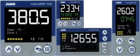 Prozessanzeiger - meroVIEW - JUMO GmbH & Co. KG - digital / mit LCD-Anzeige / 5-stellig