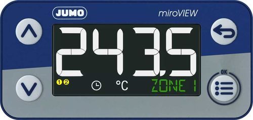 Temperatur-Anzeigetafel - JUMO miroVIEW - JUMO GmbH & Co. KG - mit direkter Anzeige / digital / mit LCD-Anzeige