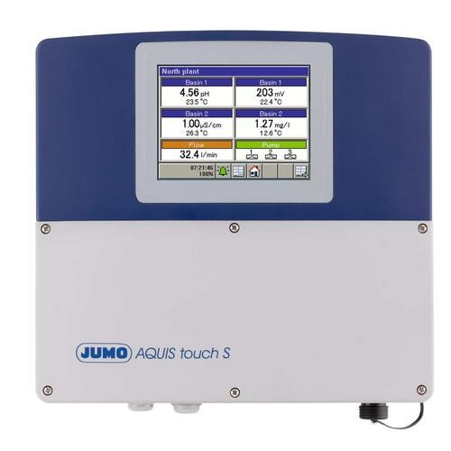 Mehrfachparameter-Kontrollgerät / Konduktivität - AQUIS touch S - JUMO GmbH & Co. KG - Redox / pH / freies Chlor