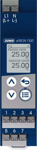 Elektronischer Temperaturcontroller - JUMO eTRON T100 - JUMO GmbH & Co. KG - mit LCD-Display / Einweg- / PID