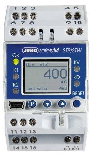 Temperaturbegrenzer mit LCD-Display - JUMO safetyM STB/STW - JUMO GmbH & Co. KG - Prozess / für die Prozessüberwachung / Sicherheit