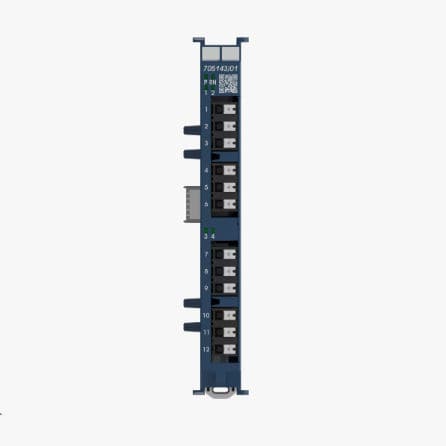 Digitales Ausgangsmodul - 705143 - JUMO GmbH & Co. KG - 4 Relaisausgänge / auf DIN-Schiene / für DIN-Schiene