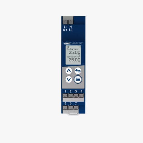 Elektronischer Temperaturcontroller - eTRON T100 - JUMO Group - mit LCD-Display / Einweg- / PID