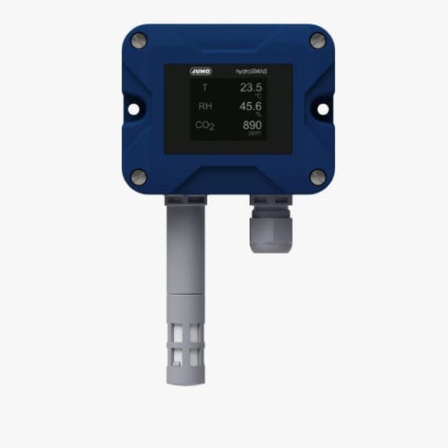 Feuchte- und Temperatursensor / relativ - hydroTRANS S20 - JUMO GmbH & Co. KG - wandmontiert / NDIR / 0-10 V