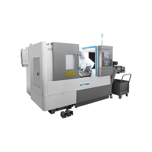 CNC-Drehzentrum - KDCK-25 - Zhejiang KAIDA Machine Tool CO., LTD. - 2-Achs / mit Schrägbett / 8 Werkzeuge