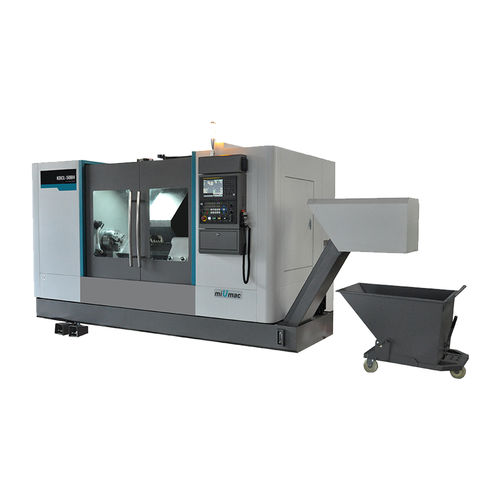 CNC-Drehzentrum - KDCL-50BH - Zhejiang KAIDA Machine Tool CO., LTD. - 2-Achs / mit Schrägbett / 12 Werkzeuge