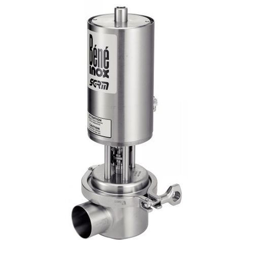 Sitzventil - 61331 - BENE INOX - pneumatisch gesteuert / für flüssige Lebensmittel und Getränke / Sitz