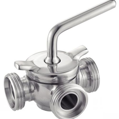 Kegel Ventil - 62384 - BENE INOX - manuell / für flüssige Lebensmittel und Getränke / Gewinde