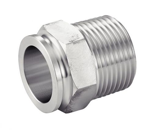Edelstahlnippel - 5235 - BENE INOX - Gewinde / sechseckig / rechtsseitig
