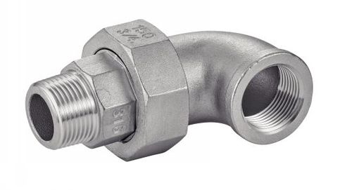 Hydraulikanschluss - 5251 - BENE INOX - Gewinde / 90°-Winkel / ISO