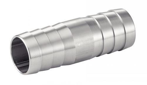 Hydraulikadapter für Rohre - 5263 - BENE INOX - beidseitig rilliert / Edelstahl / zylindrisch