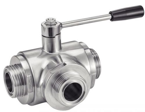 Kugelventil - 61377 - BENE INOX - Hebel / für flüssige Lebensmittel und Getränke / Gewinde