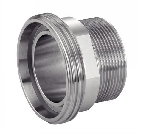 Hydraulikadapter für Rohre - 62128 - BENE INOX - Gewinde / Edelstahl / gerade
