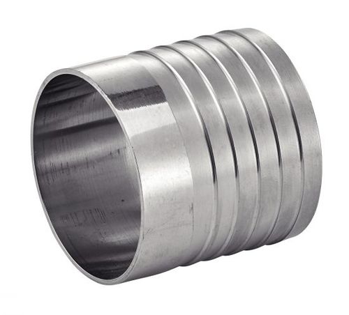 Hydraulikadapter für Rohre - 64126 - BENE INOX - innen rilliert / Edelstahl / gerade