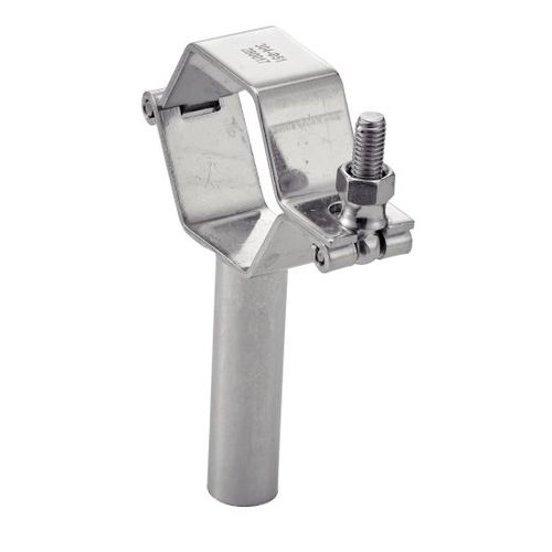 Edelstahl-Rohrschelle - 72115 - BENE INOX - sechseckig