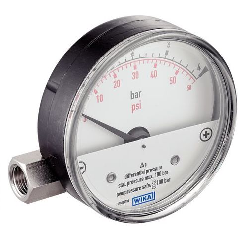 Differential-Manometer - 7330 - BENE INOX - mit Zifferblatt-Anzeige / Gewinde / Edelstahl